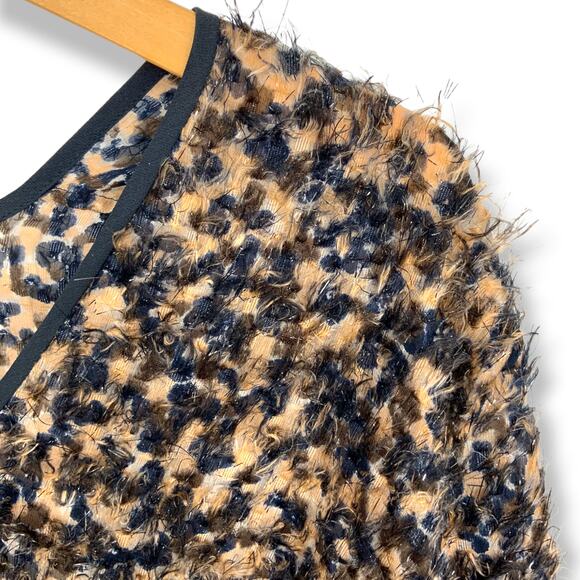 Max Mara | 10 | Vagare Designer Silk Animal Print Top Made in Italy | NWT $645 - Picture 4 of 9